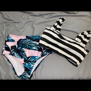 Bikini set. High waisted